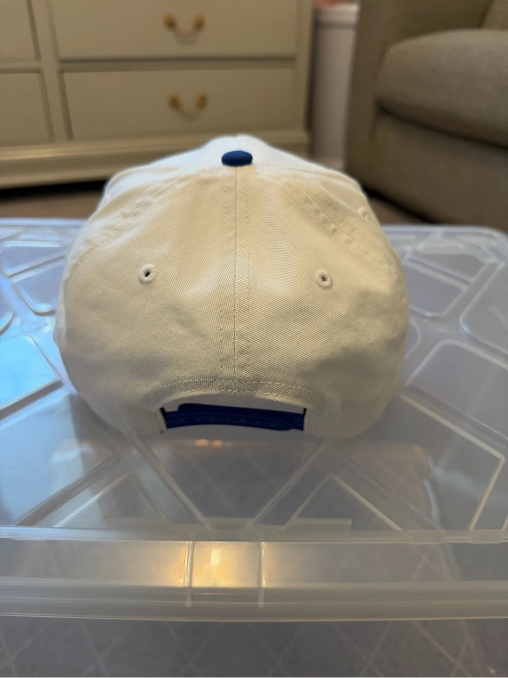 2025 Ryder Cup White and Blue Adjustable Hat